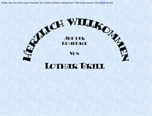 Tablet Screenshot of lothar-brill.de